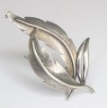 veche brosa  " Hojas ", din argint. " Hojas " Argentina cca 1950